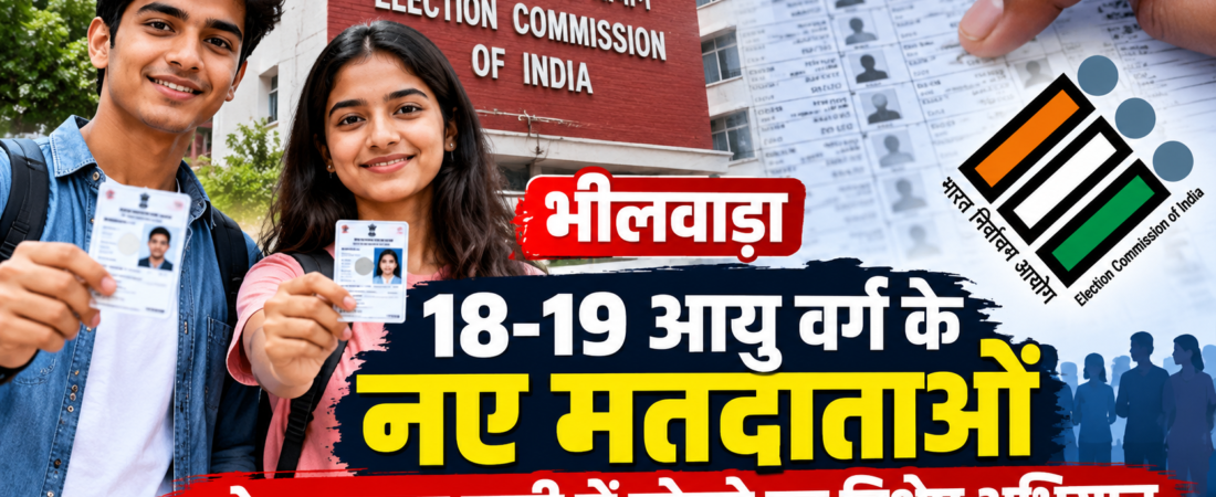 18-19 आयु वर्ग के नवीन मतदाताओं को मतदाता सूची में जोड़ने हेतु विशेष अभियान प्रारंभ